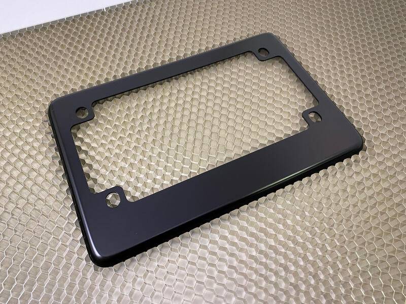 Motorcycle Anodized Aluminum License Plate Frames